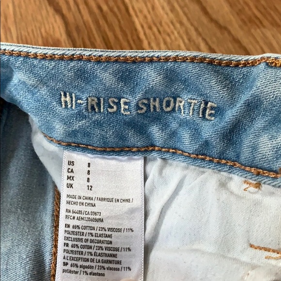 American Eagle jean shorts size 8 - Picture 3 of 3